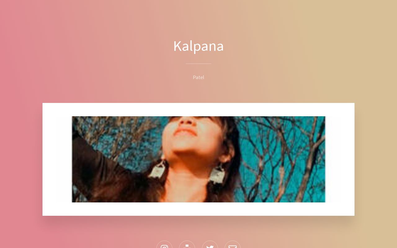 Carrd profile picture for @kalpana